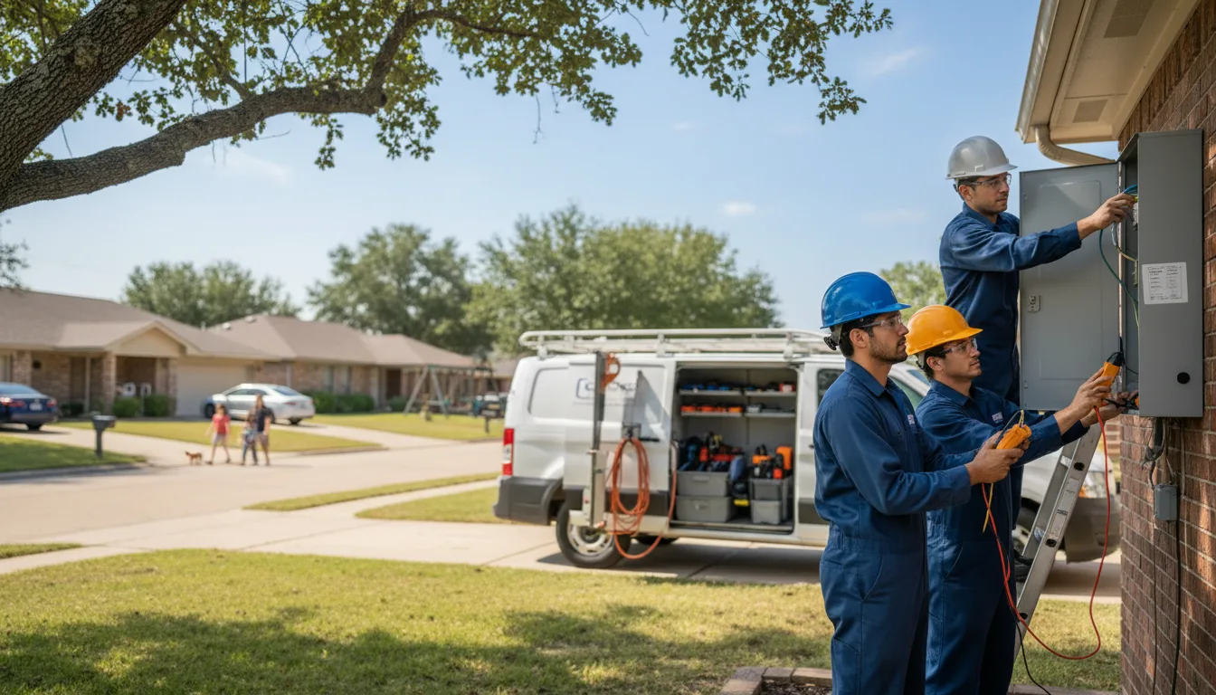Certified electrician providing emergency electrical services in Huntersville, NC